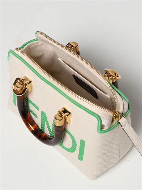 fendi by the way green brown|Fendi mini bag.